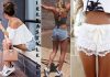 Pantalones cortos de moda para mujer verano 2017