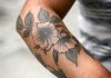 Fleurs de tatouage