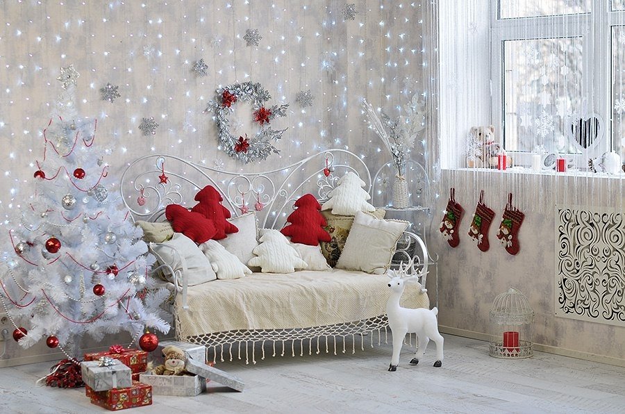 Snow-white Christmas nursery