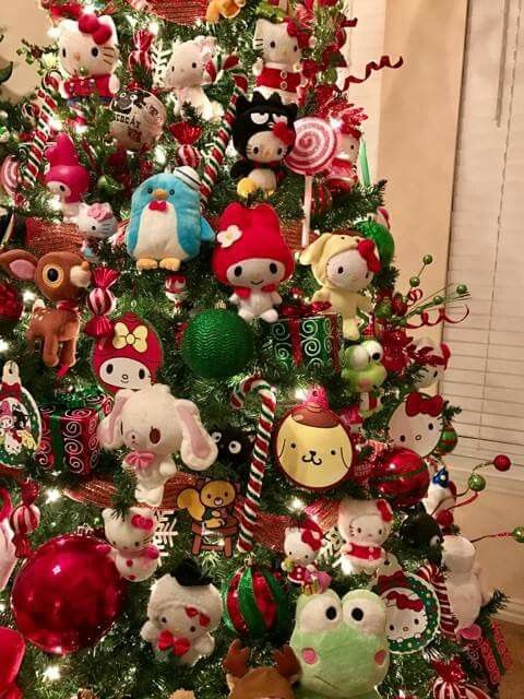 Interesting toys on the tree